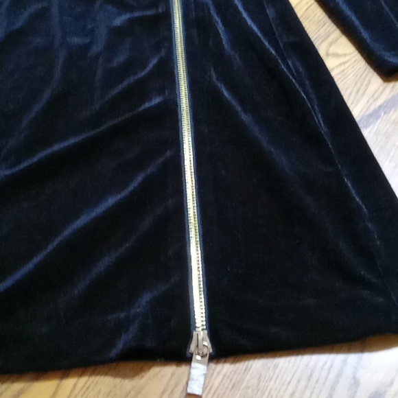 FRENCH CONNECTION 10 Women NEW DRESS Black Party Casual VELVET Cocktail - Picture 4 of 10